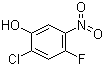 结构式 CAS# 84478-75-1, 2-氯-4-氟-5-硝基苯酚