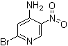结构式 CAS# 84487-15-0, 2-溴-5-硝基吡啶-4-胺