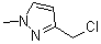 structure of CAS# 84547-64-8, 3-Chloromethyl-1-methyl-1H-pyrazole;3-Chloromethyl-1-methylpyrazole