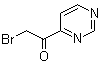 structure of CAS# 845504-81-6, 2-Bromo-1-(4-pyrimidinyl)ethanone