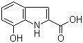 结构式 CAS# 84639-84-9, 7-羟基吲哚-2-甲酸