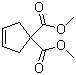 结构式 CAS# 84646-68-4, 3-环戊烯-1,1-二甲酸二甲酯