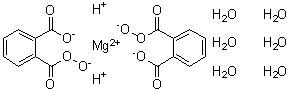 structure of CAS# 84665-66-7, Magnesium bis(monoperoxyphthalate) hexahydrate;Magnesium monoperoxyphthalic acid hexahydrate
