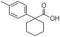 structure of CAS# 84682-27-9, 1-(4-Methylphenyl)-1-cyclohexanecarboxylic acid