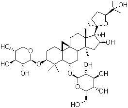 结构式 CAS# 84687-43-4, 黄芪甲苷; 黄芪甲甙
