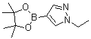 结构式 CAS# 847818-70-6, 1-乙基吡唑-4-硼酸频哪醇酯
