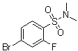 结构式 CAS# 849357-53-5, 4-溴-2-氟-N,N-二甲基苯磺酰胺