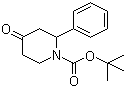 结构式 CAS# 849928-30-9, 1-叔丁氧羰基-2-苯基-4-哌啶酮