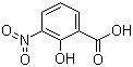 structure of CAS# 85-38-1, 3-Nitrosalicylic acid;2-Hydroxy-3-nitrobenzoic acid