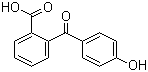 2-(4-Hydroxybenzoyl)benzoic acid molecular structure (CAS 85-57-4)