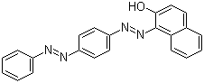 structure of CAS# 85-86-9, Solvent Red 23;1-[4-(Phenylazo)phenylazo]-2-naphthol; C.I. 26100; Sudan Red