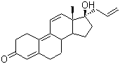 structure of CAS# 850-52-2, Altrenogest;(8S,13S,14S,17R)-17-hydroxy-13-methyl-17-prop-2-enyl-1,2,6,7,8,14,15,16-octahydrocyclopenta[a]phenanthren-3-one