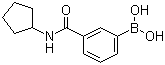结构式 CAS# 850567-24-7, 3-(环戊基氨基羰基)苯硼酸