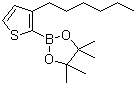 structure of CAS# 850881-09-3, 3-Hexylthiophene-2-boronic acid pinacol ester