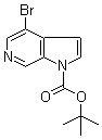 structure of CAS# 850892-97-6, tert-Butyl 4-bromo-1H-pyrrolo[2,3-c]pyridine-1-carboxylate;4-Bromo-1H-pyrrolo[2,3-c]pyridine-1-carboxylic acid tert-butyl ester