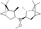 结构式 CAS# 85134-98-1, (-)-B-甲氧基二异松莰基硼烷