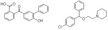 structure of CAS# 85187-37-7, Cloperastine fendizoate