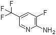 结构式 CAS# 852062-17-0, 2-氨基-3-氟-5-三氟甲基吡啶