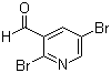 structure of CAS# 852181-11-4, 2,5-Dibromonicotinaldehyde;2,5-Dibromopyridine-3-carboxaldehyde