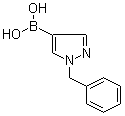 结构式 CAS# 852362-22-2, (1-苄基-1H-吡唑-4-基)硼酸