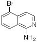 结构式 CAS# 852570-80-0, 5-溴异喹啉-1-胺
