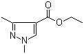 Ethyl 1,3-dimethyl-1H-pyrazole-4-carboxylate molecular structure (CAS 85290-76-2)