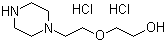 structure of CAS# 85293-16-9, 1-[2(2-Hydroxyethoxy)ethyl]piperazine dihydrochloride;2-[2-(Piperazin-1-yl)ethoxy]ethanol dihydrochloride
