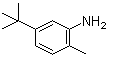结构式 CAS# 85336-17-0, 5-叔丁基-2-甲基苯胺