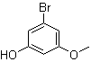 结构式 CAS# 855400-66-7, 3-溴-5-甲氧基苯酚