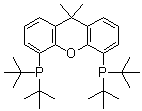 4,5-Bis[di(tert-butyl)phosphino]-9,9-dimethyl-9H-xanthene molecular structure (CAS 856405-77-1)