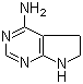 structure of CAS# 856600-01-6, 6,7-Dihydro-5H-pyrrolo[2,3-d]pyrimidin-4-amine