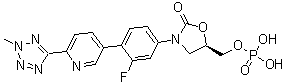 结构式 CAS# 856867-55-5, Tedizolid phosphate