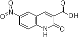 结构式 CAS# 85870-49-1, 1,2-二氢-6-硝基-2-氧代-3-喹啉甲酸