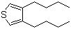 3,4-Dibutylthiophene molecular structure (CAS 85932-61-2)