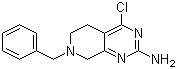 结构式 CAS# 859825-79-9, 7-苄基-4-氯-5,6,7,8-四氢吡啶并[3,4-d]嘧啶-2-胺