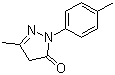 2,4-Dihydro-5-methyl-2-(4-methylphenyl)-3H-pyrazol-3-one molecular structure (CAS 86-92-0)
