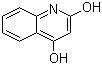 结构式 CAS# 86-95-3, 2,4-二羟基喹啉; 4-羟基-2-(1H)-喹啉酮