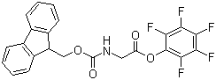 结构式 CAS# 86060-85-7, N-芴甲氧羰基甘氨酸五氟苯酯