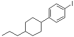 structure of CAS# 860639-66-3, 4-(4-Propylcyclohexyl)iodobenzene;1-Iodo-4-(4-propylcyclohexyl)benzene