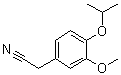结构式 CAS# 861069-45-6, 3-甲氧基-4-(异丙氧基)苯乙腈