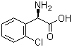 structure of CAS# 86169-24-6, D-(+)-(2-Chlorophenyl)glycine