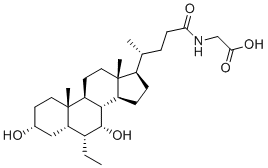 结构式 CAS# 863239-60-5, 乙二醇奥贝胆酸