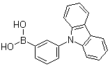 结构式 CAS# 864377-33-3, 3-(9H-咔唑-9-基)苯硼酸