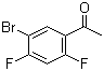 结构式 CAS# 864773-64-8, 5'-溴-2',4'-二氟苯乙酮; 1-(5-溴-2,4-二氟苯基)乙酮
