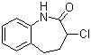 结构式 CAS# 86499-23-2, 3-氯-1,3,4,5-四氢-2H-1-苯并氮杂卓-2-酮
