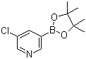 structure of CAS# 865186-94-3, 5-Chloropyridine-3-boronic acid pinacol ester