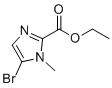 structure of CAS# 865798-15-8, Ethyl 5-bromo-1-methyl-1H-imidazole-2-carboxylate