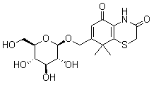 结构式 CAS# 866366-86-1, 噻嗪二酮苷