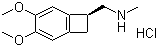 structure of CAS# 866783-13-3, (1S)-4,5-Dimethoxy-1-[(methylamino)methyl]benzocyclobutane hydrochloride;(7S)-3,4-Dimethoxy-N-methylbicyclo[4.2.0]octa-1,3,5-triene-7-methanamine hydrochloride