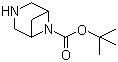 structure of CAS# 869494-16-6, 6-(tert-Butyloxycarbonyl)-3,6-diazabicyclo[3.1.1]heptane;3,6-Diazabicyclo[3.1.1]heptane-6-carboxylic acid tert-butyl ester